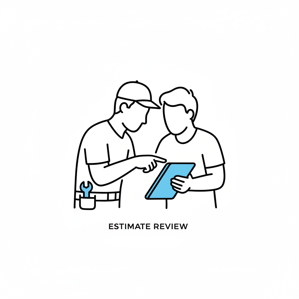 Restoration Plumbing Services consultation with customer