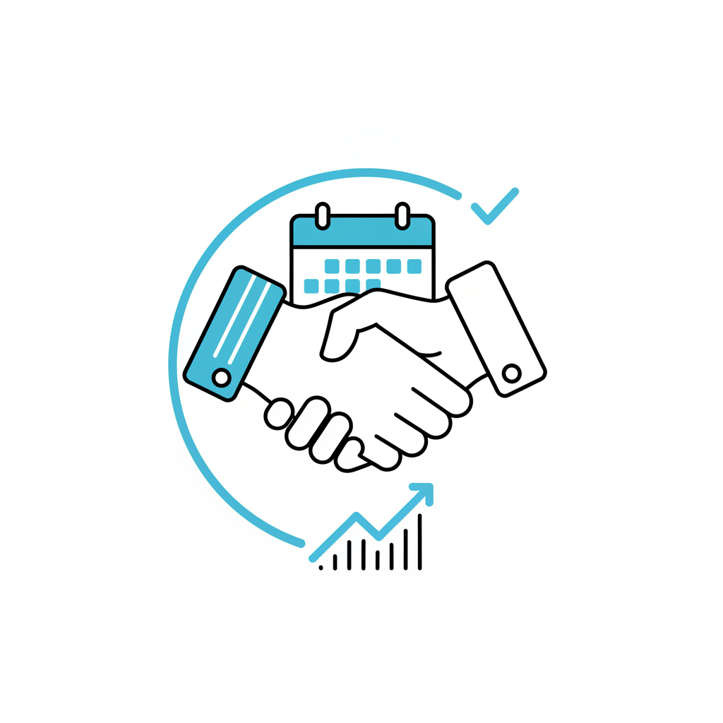 Follow-up and satisfaction icon